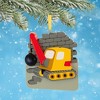 Polarx 3.5 Inch Crane W/Wrecking Ball Christmas Tree Ornament , Christmas Decor Construction Site Equipment (1PC) - 2 of 4