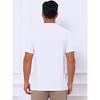 INSPIRE CHIC Men's Casual Summer Short Sleeves Button Basic Henley T-Shirts - 3 of 4