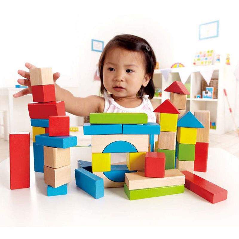 HAPE Natural and Color Maple Blocks - Set of 100, 3 of 5
