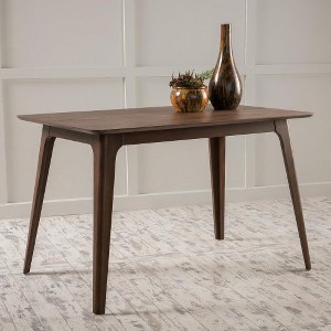 Anybear Walnut Dining Table Solid Wood Legs - 1 of 3