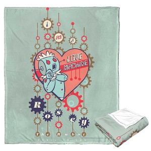 Warner Bros. The Jetsons Love Machine Rosey Silk Touch Throw Blanket 50x60 Inches - 1 of 4
