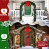 VINGLI Christmas Artificial Tree Arch, Green Holiday Archway with Stand for Porch, Wedding, Party, Garden Decorations - 4 of 4