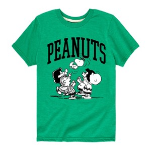 Boys' - Peanuts - Peanuts Collegiate Art Short Sleeve Graphic T-Shirt - 1 of 4