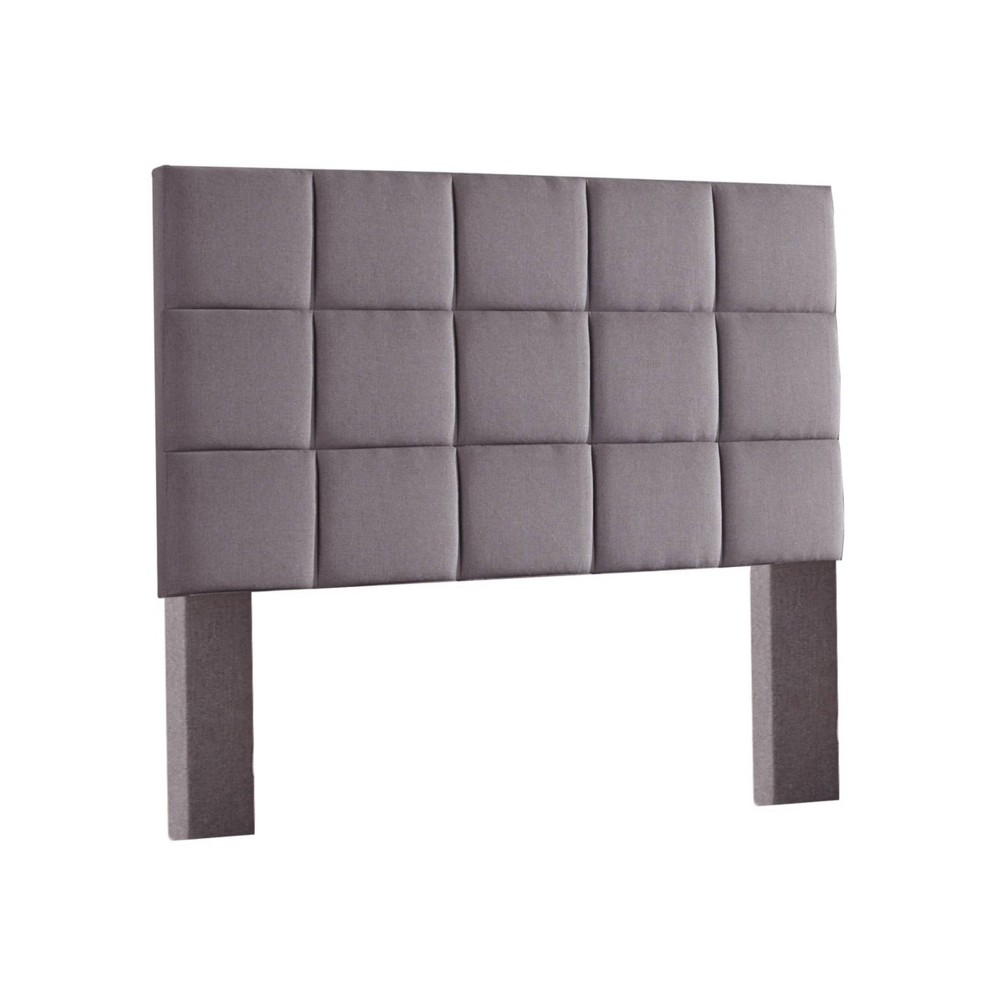 Photos - Bed Frame Ashley Queen Dolante Upholstered Bed Gray - Signature Design by 