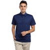 YESFASHION Men's Short Sleeve Casual Golf Wear Sweatshirt Golf Shirt - 3 of 4