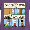 Girls' - Peanuts - Good Grief Comic Fitted Short Sleeve Graphic T-Shirt - 2 of 4