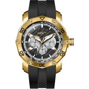 Invicta 45743 Men's Pro Diver Silver and Black Dial Strap Watch - 1 of 2