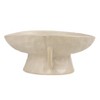 Storied Home Stoneware Footed Pedestal Bowl with Handles, Reactive Glaze - 4 of 4