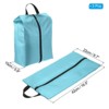 Unique Bargains Nylon Waterproof Portable Lightweight Shoe Bags for Travel 3 Pcs - 2 of 4