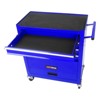 Maggift Tool Boxes, Portable Rolling Tool Chest with 4 small and a large drawers, Wheels, Metal Closure for, Garage, Blue, 24.4"*13"*26" - 3 of 4