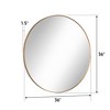 Matte Round Rectangle Bathroom Vanity Mirror, Over-Sink Wall Mirror with HD Tempered Glass and Rust-Resistant Aluminum Frame - 4 of 4
