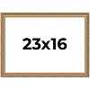PosterPalooza | 23x16 Wood Antique Frame with UV Acrylic, 4 Finishes: Bronze, Gold, Silver, and Black - 2 of 4