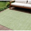 Artichoke Green Mint Green And Ivory Floral Washable Indoor Outdoor Area Rug - 2 of 4