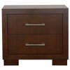 Coaster,Jessica 2-drawer Nightstand Cappuccino - 2 of 4