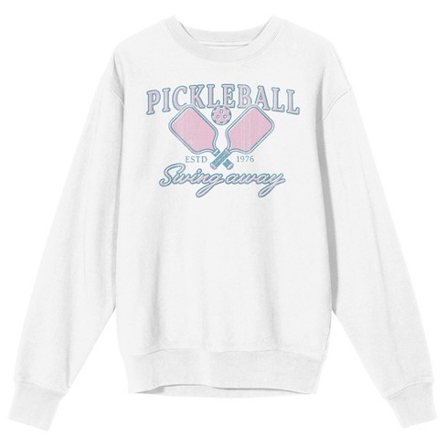 Comfy Pickleball Lifestyle Crew Neck Sweatshirt - Shop The Courts