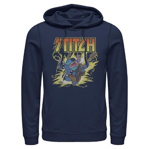 Mens Lilo & Stitch On Stage Lightweight Hoodie - 1 of 4