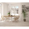 Elegant Lighting Dahlia 3 light in White Pendant - 4 of 4