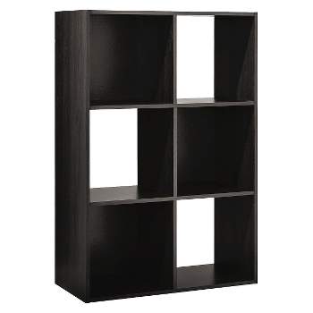 11" 6 Cube Organizer Shelf Espresso - Room Essentials™