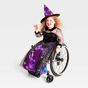 Kids' Light Up Starlight Witch Halloween Adaptive Costume Dress - Hyde and EEK! Boutique™ - 1 of 4