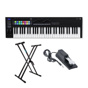Novation Launchkey MK3 61-Key USB MIDI Keyboard Controller Bundle - 1 of 3