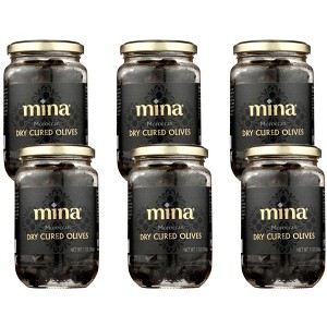 Mina Moroccan Dry Cured Olives - Case of 6/7 oz - 1 of 4