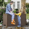 120/130 Gallon Outdoor Storage Box, Deck Box Resin for Package Delivery, Outdoor Storage Boxes Deck Storage Boxes for Patio Furniture, Garden, Tool - 2 of 4