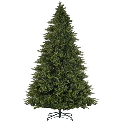 12ft Hinged Artificial Christmas Tree with Foldable Stand, Easy Assembly, Xmas Tree for Home Office Holiday