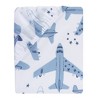 Bedtime Originals Little Aviator Airplane Baby Fitted Crib Sheet - White - 3 of 4