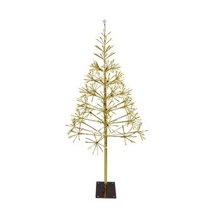 Celebrations Platinum LED Warm White Shimmering Tree 4.5 ft. Pathway Decor - 1 of 1