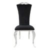 Chintaly Imports,Modern Tall-Back Side Chair  Cabriole Legs - Set of 2 - 4 of 4