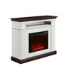 ORRD 23" Electric Fireplace with Mantel Shelf, Freestanding Heater with LED Flame for Bedroom & Living Room - 2 of 4