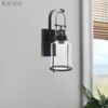 YIYIBYUS Rustic Farmhouse Clear Glass Sconces Antique Rust Wall Lamp - 2 of 4