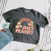 Simply Sage Market Women's Just Peachy Rainbow Short Sleeve Relaxed Fit Cropped Tee - 3 of 4