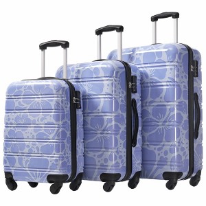 KTMBDW Sets 3 Piece with Spinner Wheel, Hardside Suitcase Set with TSA Lock, Lightweight Travel Luggage for Men and Women, 20"/24"/28" - 1 of 4