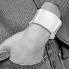 Black Bow Jewelry Sterling Silver 40mm Polished Concave Cuff Bracelet - 3 of 4