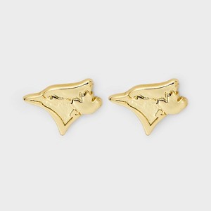 Bijoux Sport by Luv Aj MLB Gold Logo Stud Earrings - 1 of 3