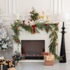 MOEPISY 9FT Christmas Garland Realistic, Artificial Eucalyptus Garland for Christmas Decoration, Greenery Garlands for Mantle - 4 of 4