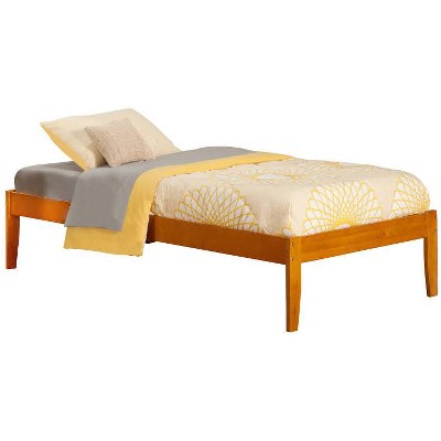 Atlantic Furniture Concord Twin Bed in Caramel Latte