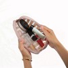 Unique Bargains Zipper PVC Clear Makeup Bag - 3 of 4