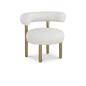 Meridian Furniture,Bordeaux Boucle Fabric Accent Chair - 1 of 4