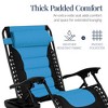 Best Choice Products Oversized Padded Zero Gravity Chair, Folding Outdoor Patio Recliner w/ Side Tray - 4 of 4