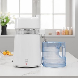 Distilled Water Machine 1 Gallon 4L Home Desktop Water Distiller Purifier Water Purification Filter Electric Water Distiller Countertop - 1 of 4