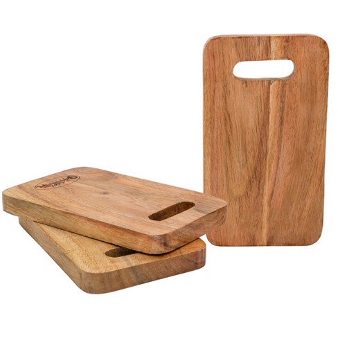 Auldhome Design-7x4 Mini Wood Charcuterie Boards 3pk, Personal