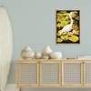 Stupell Industries Stepping Bird on Lily Pads Black Framed Floater Canvas Wall Art - 2 of 4