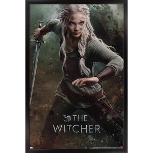Trends International Netflix The Witcher: Season 3 - Ciri One Sheet Framed Wall Poster Prints - 1 of 4