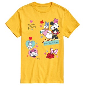 Men's - Disney - Minnie And Daisy Best Friends Forever Short Sleeve Graphic T-Shirt - 1 of 4
