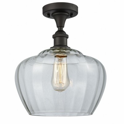 Innovations Lighting Ballston 1 - Light Semi-Flush Mount in  Oil Rubbed Bronze