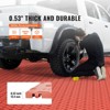 VEVOR Garage Tiles Interlocking, 12 x 12 x 0.53 inch 25 Pack Garage Floor Covering Tiles, Non-Slip Double-Sided Texture Garage Flooring Tiles - 4 of 4
