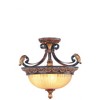 Livex Lighting Villa Verona 3 - Light Pendant in  Verona Bronze/Aged Gold Leaf - 2 of 4