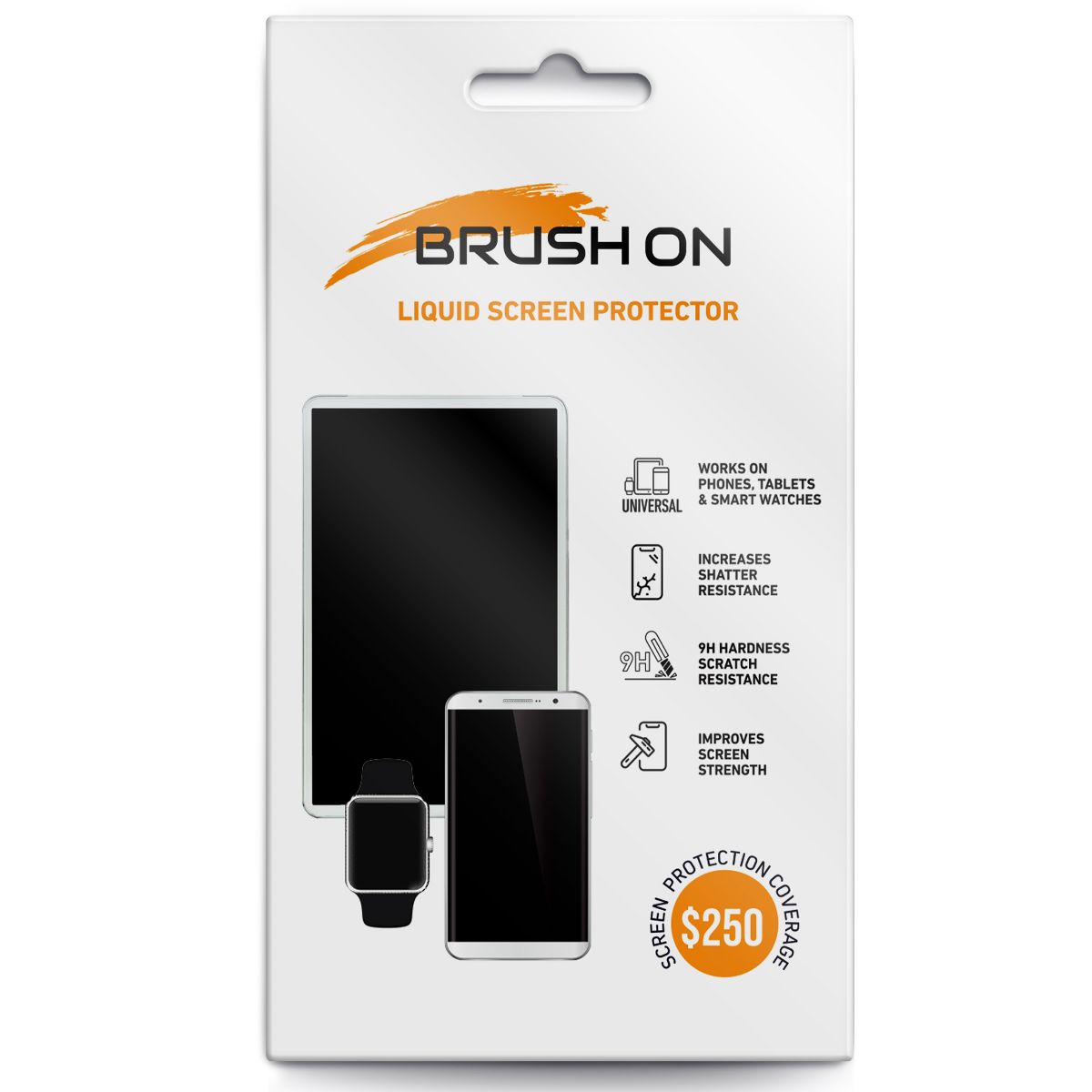 LUVVITT BRUSH ON Liquid Glass Screen Protector with $250 Coverage for All Devices